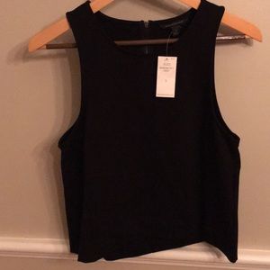 Layered bottom dressy tank